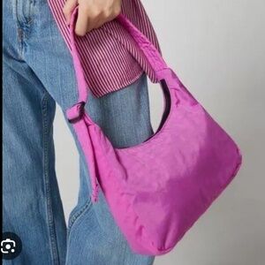 Baggu shoulder mini bag hot pink